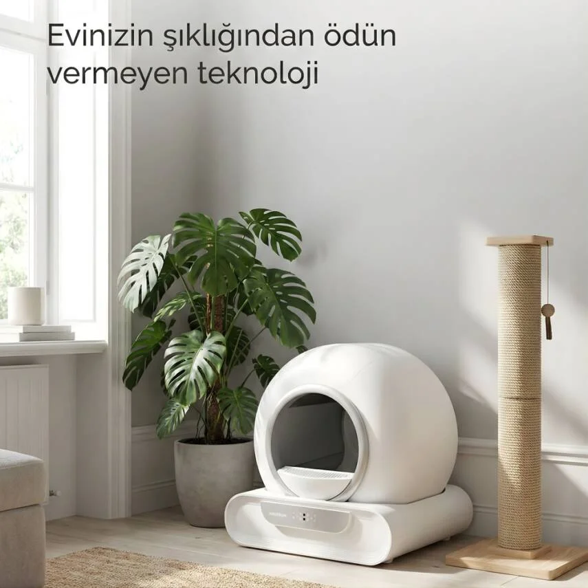 NTL-PW-65BW Yeni Nesil Akıllı Kedi Tuvaleti, Otomatik Kedi Tuvaleti