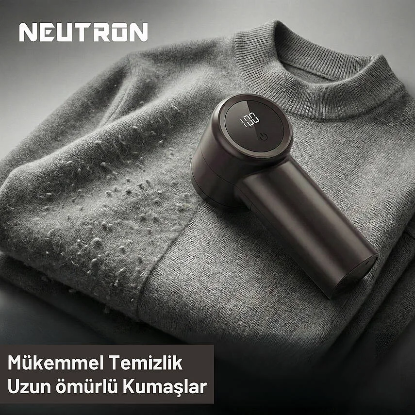 Göstergeli Şarjlı Tüy ve Tiftik Temizleyici