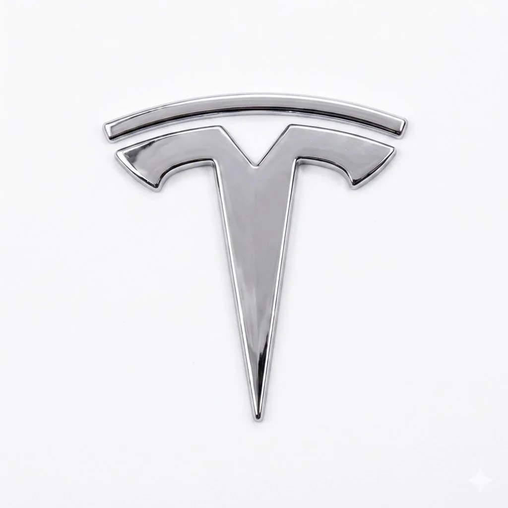 Tesla Uyumlu Arma Amblemi Krom
