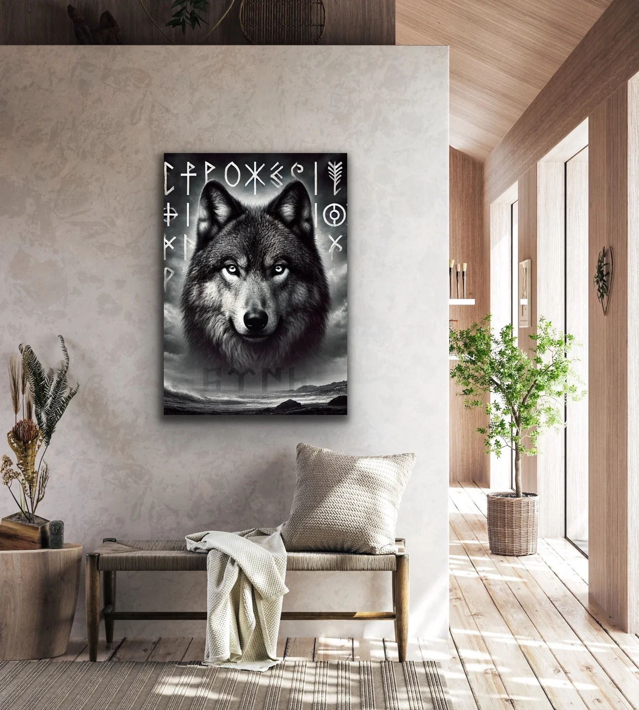 Asil Kurt Kanvas Tablo 70x100cm