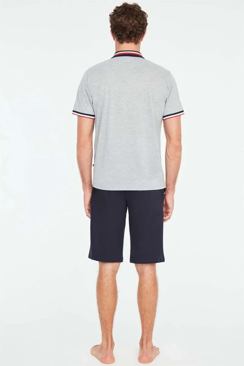 U.S Polo 18689 Erkek  T-Shirt Şort Takım