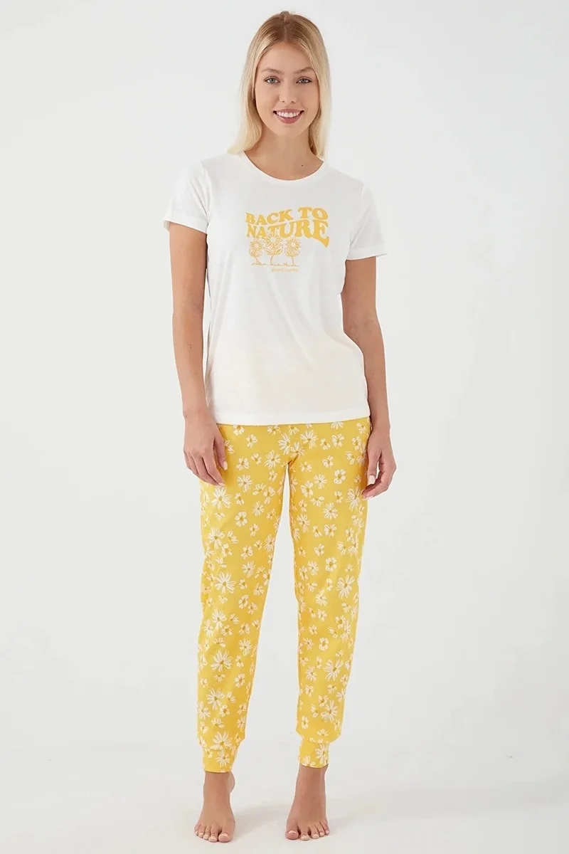 Pierre Cardin 8617-S Kadın Kısa Kol Pijama Takımı