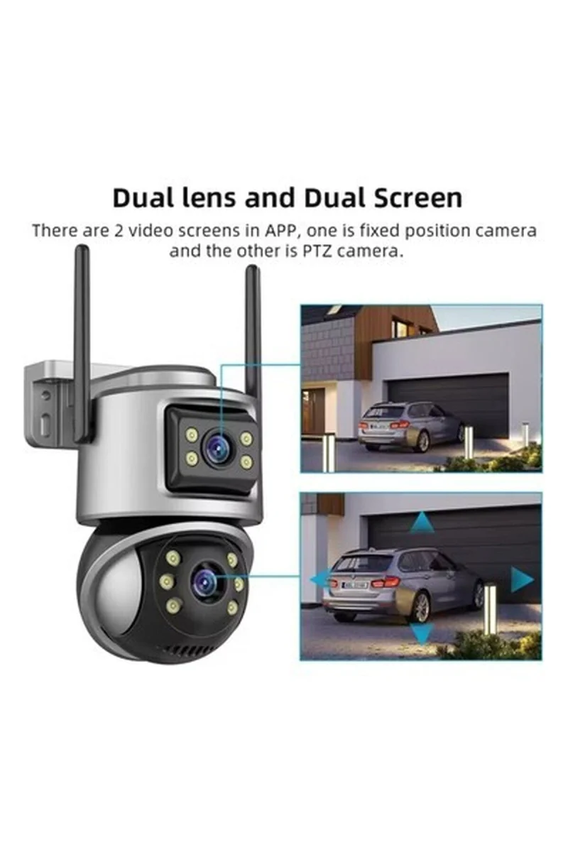 CMR61 Dış Mekan Dual-Lens 8MP WiFi Kamera