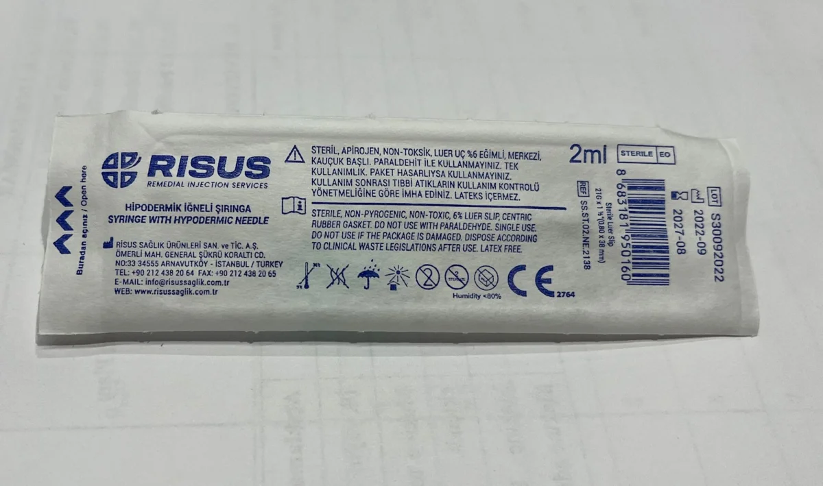 LS Enjektör - 2 cc - 21G x 38mm - Yeşil