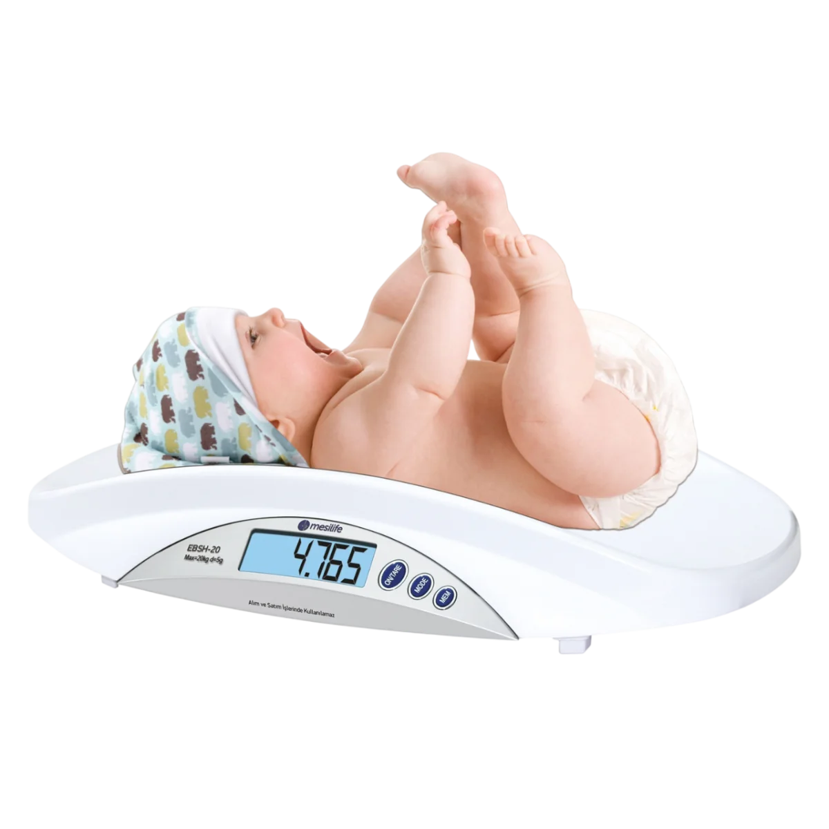 Dijital Bebek Terazisi 20 Kg Kapasite (5 Gr Ağırlıklı )