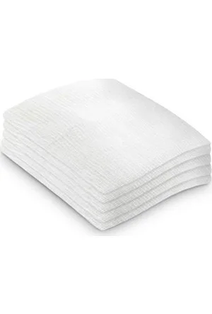 COMPRESS - 7,5cmX 7,5cm 4 Katlı Steril Emici Spanç - 100'LÜ KUTU