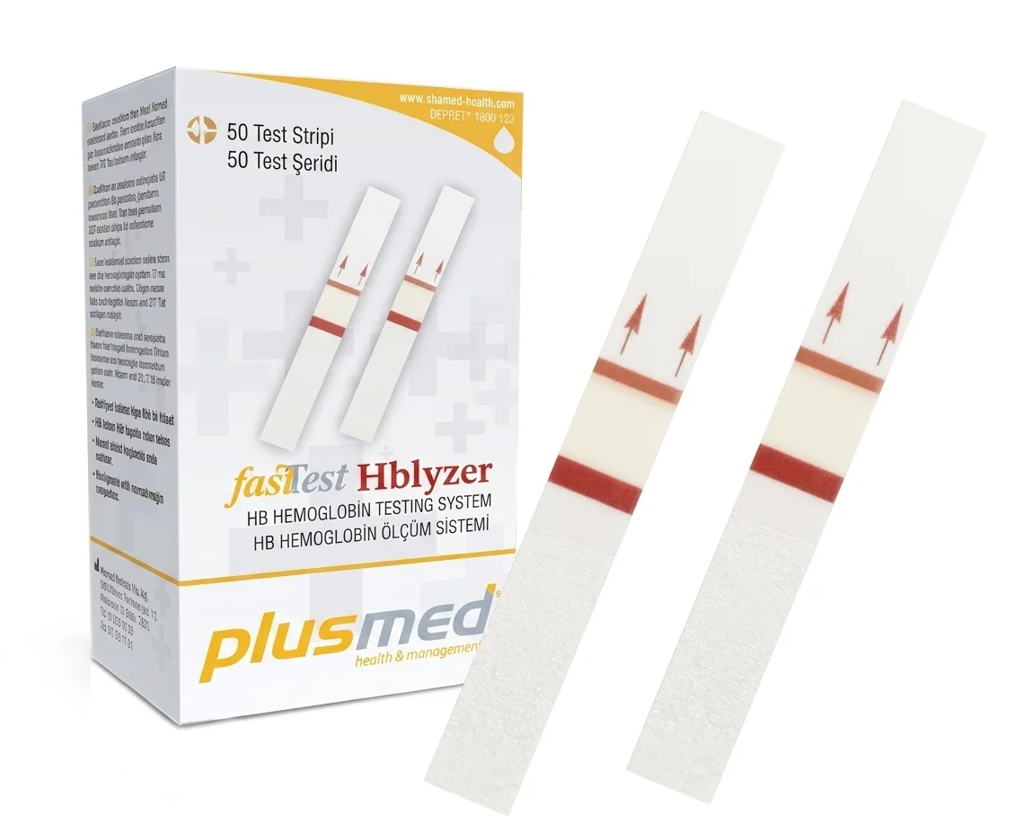 Fasttest Hblyzer Hemoglobin Ölçüm Stripi 50