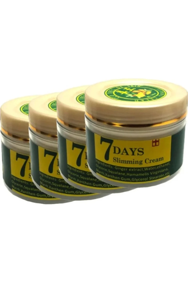 7Days 4lü Adet Ginger Miracle Slimming Cream Kremi 100 ml