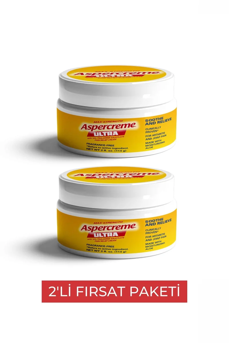 Aspercreme Ultra Masaj Kremi  2 Adet