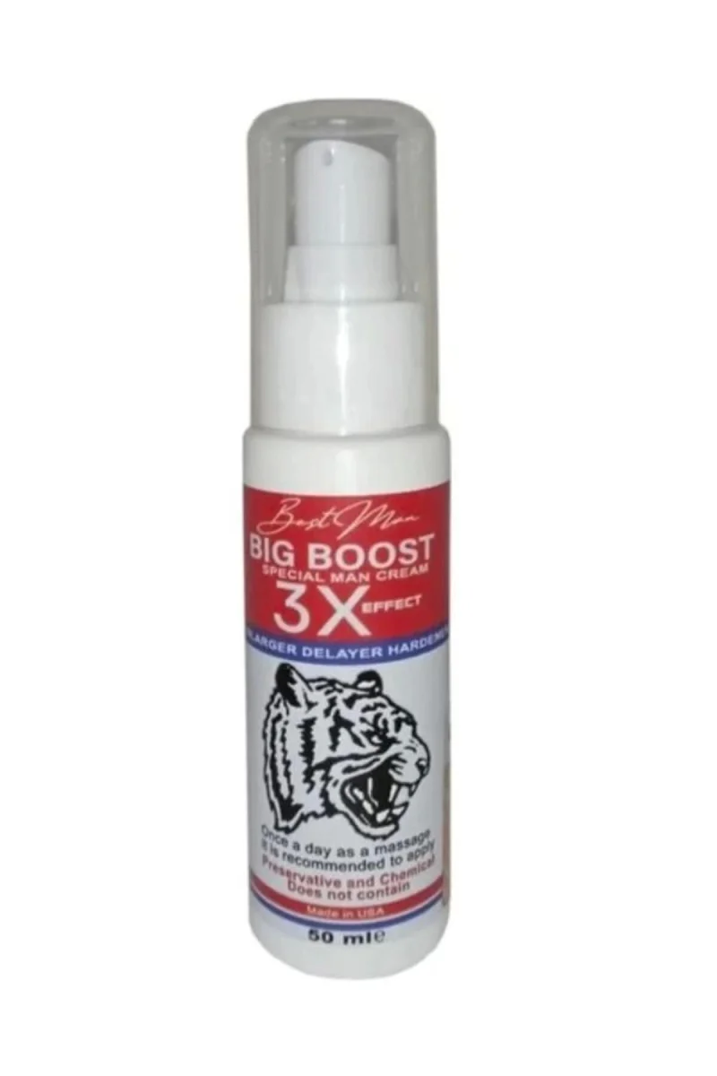 Big Boost Best Man Erkekler Ozel 3xeffect Geciktirme Sertleştirme Büyütme Kremi 50 ml X 1 Adet