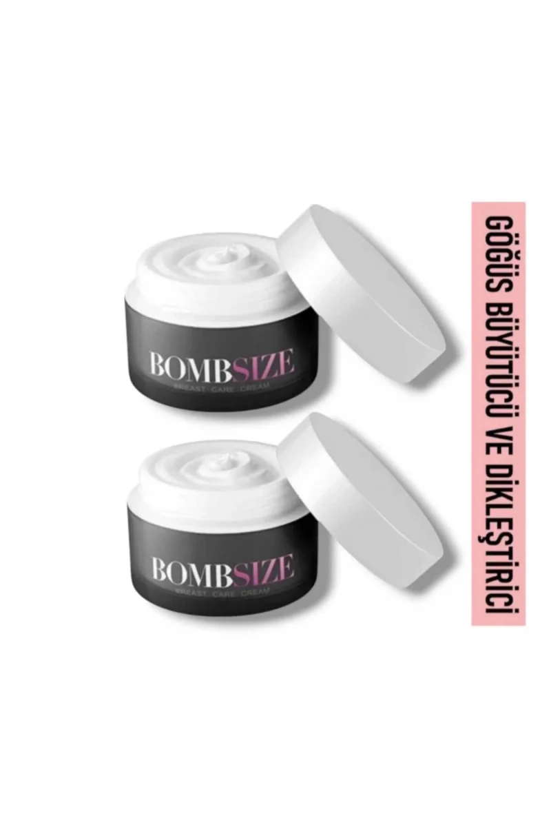 Bombsize Kadınlara Özel Göğüs Geliştirici Dolgunlaştırıcı Sıkılaştırıcı Bakım Kremi 50 ml X 2 Adet