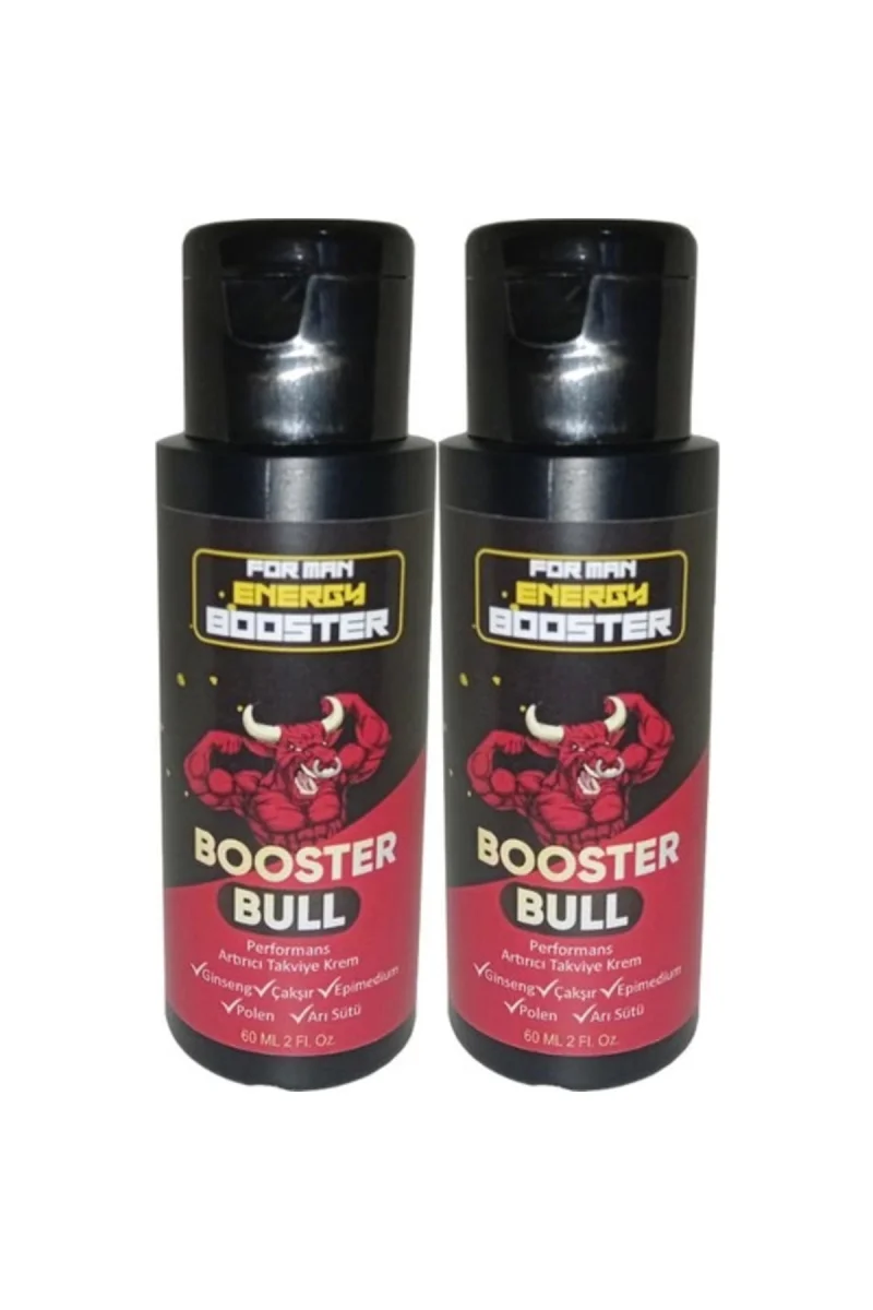 Booster Bull 2 Tane Erkeklere Özel Krem 60 ml - 2 Adet 60 ml