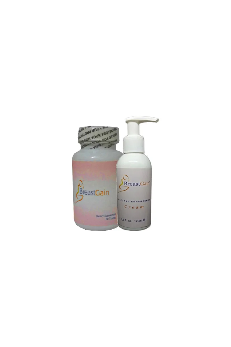 Breastgain Krem 120 ml + BreastGain 60 lı Caps Kadınlara Özel Boyut Şekillendirici Takım