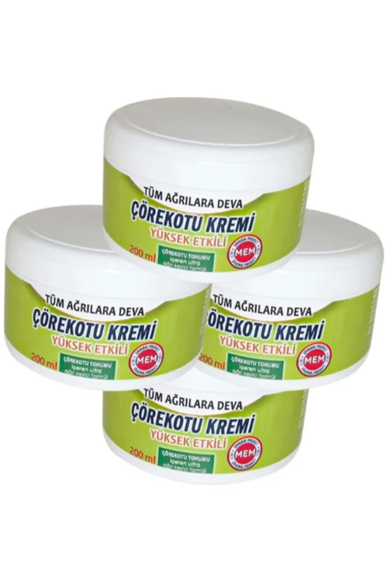Corex Çörek Otu Kremi Green Box 4 Tane x 200 ml