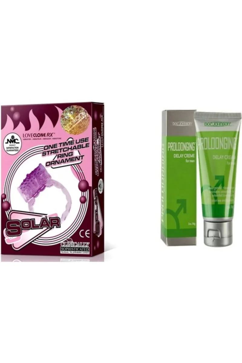 Doc Johnson Proloonging Krem + Solar Halka Set