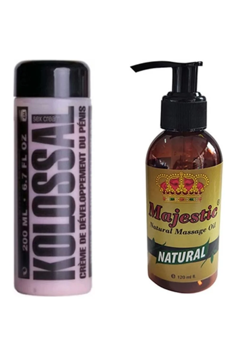 Erkek Genital Kremi 200 Ml. + Masaj Yağı