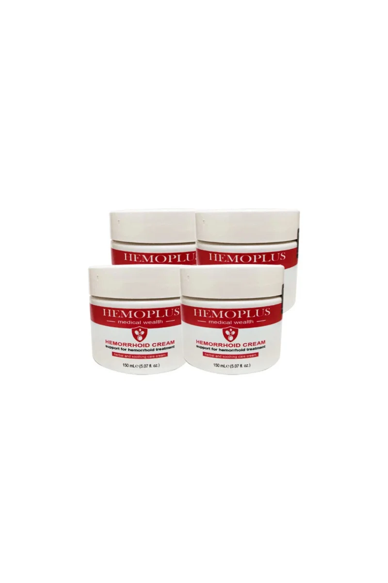 Hemoplus Büyük Boy Rahatlama Bakım Kremi 4 Adet 150 ml