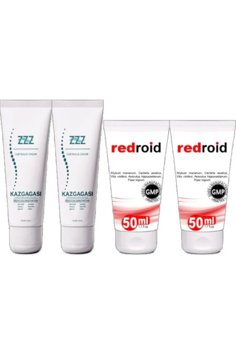 Kaz Gagası 100 ml Rahatlatıcı Kremi 2 Adet Redroid Rahatlatıcı 50 ml 2 Adet