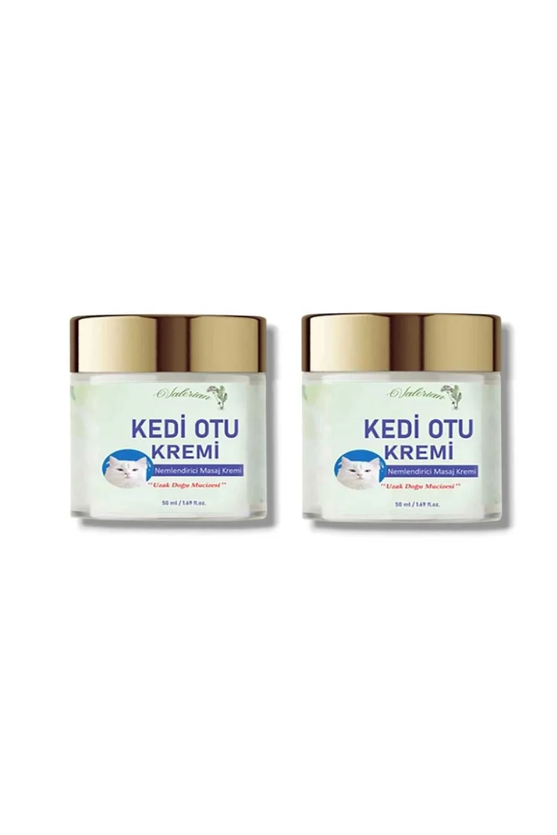 Kedi Otu Kremi Uzak Doğu Mucizesi Doğal Etkili Rahatlatıcı Krem  50 ML X 2 Adet