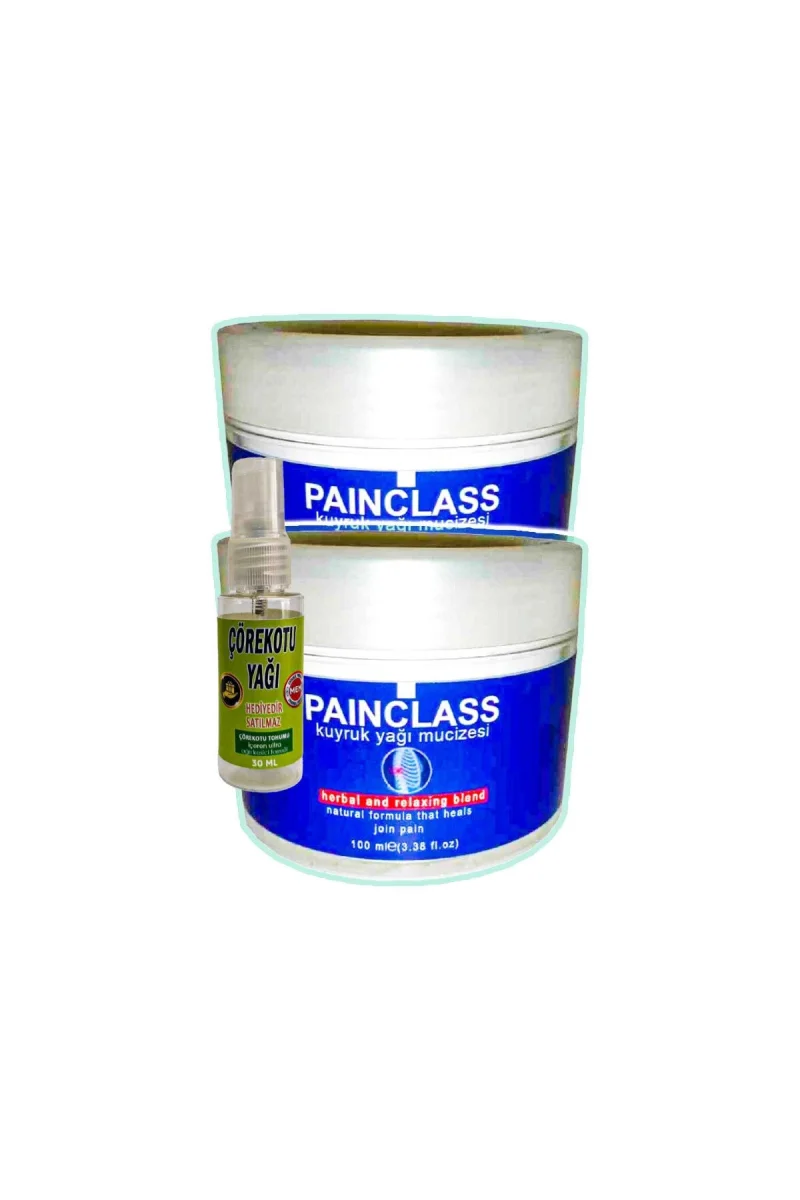 Painclass Rahatlatıcı Kuyruk Yağı Bakım Kremi 2x100 ml+30 ml Çörek Otu Yağı ile
