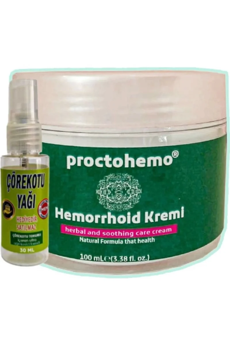 Proctohemo Kişisel Kremi 100 ml + Çörek Otu Yağı 30 ml