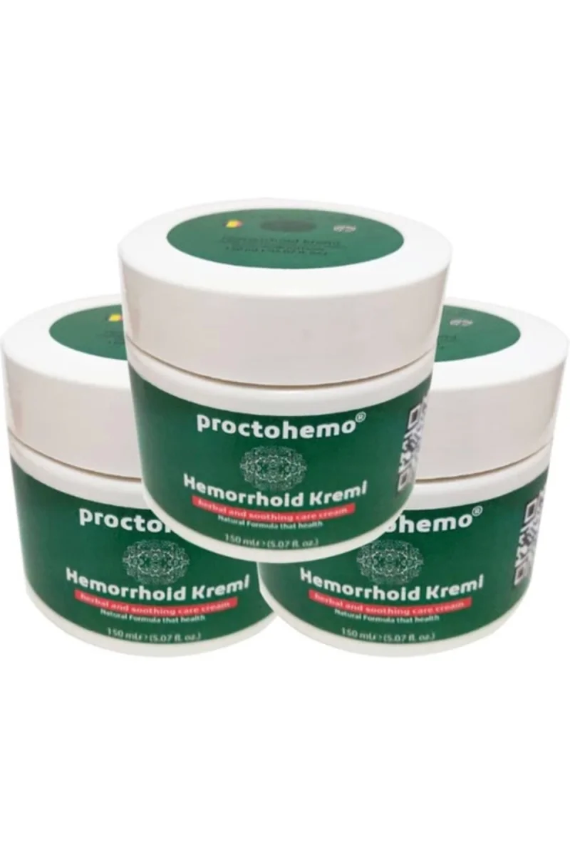 Proctohemo Rahatlatıcı Bakım Kremi 3ADET 150 ml Büyük Boy