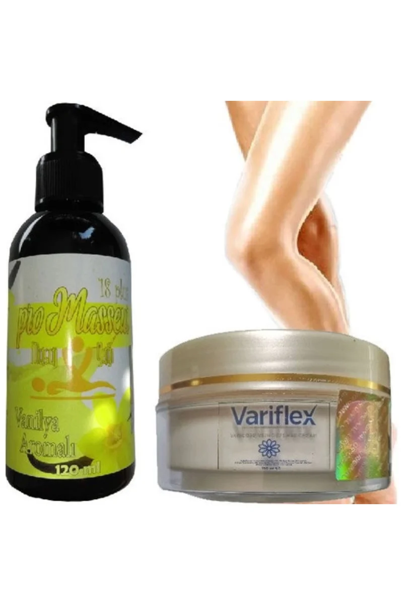 Promasseur Plus Vanilya Aromalı Masaj Yağı-Variflex Krem ile