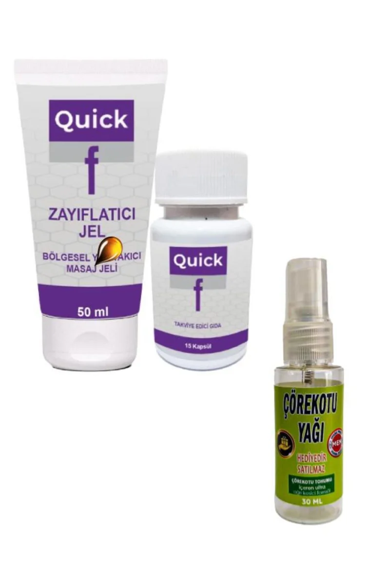 QuickF Bakım Seti + Masaj Yağı 30 ml