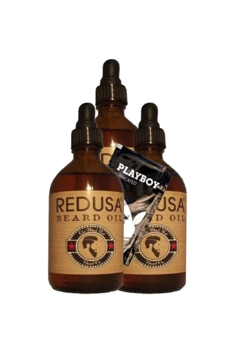Redusa Sakalbakım Yağı  Redusa Beard Oil 3tane 100 ml + Yanında Jel