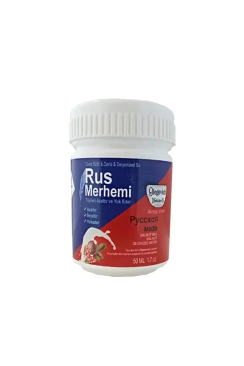 Rus Merhemi Tüy Azaltıcı Ve Yok Edici Kremi 50 ml