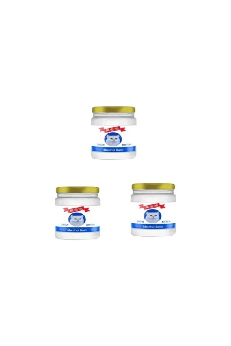 Snow Kitten Mucizevi Menthol Balm Kremi 50 ml x 3 Adet