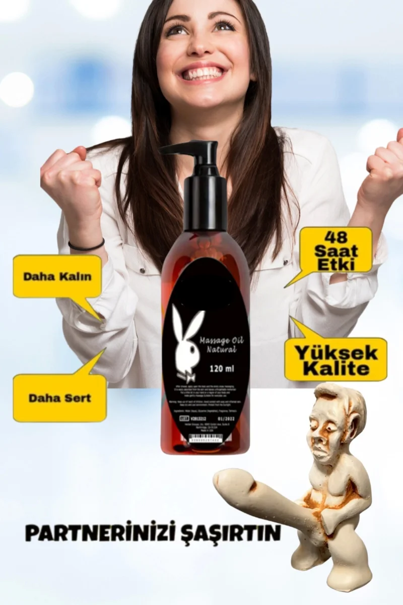 Şeftali Aromalı Doğal Yenilebilir Vücut Masaj Yağı Oil 120Ml