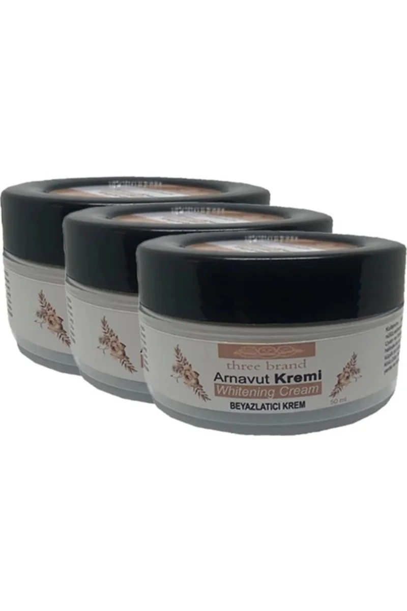 Three Brand Arnavutkremi Whitens Cream 3lü Adet Tümbölge Aklık Kremi 50 ml