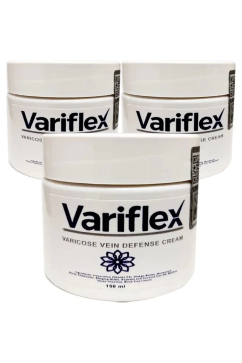 Variflex  3Adet 150 ml Varicosel Cream Büyük Boy Bacaklara Krem