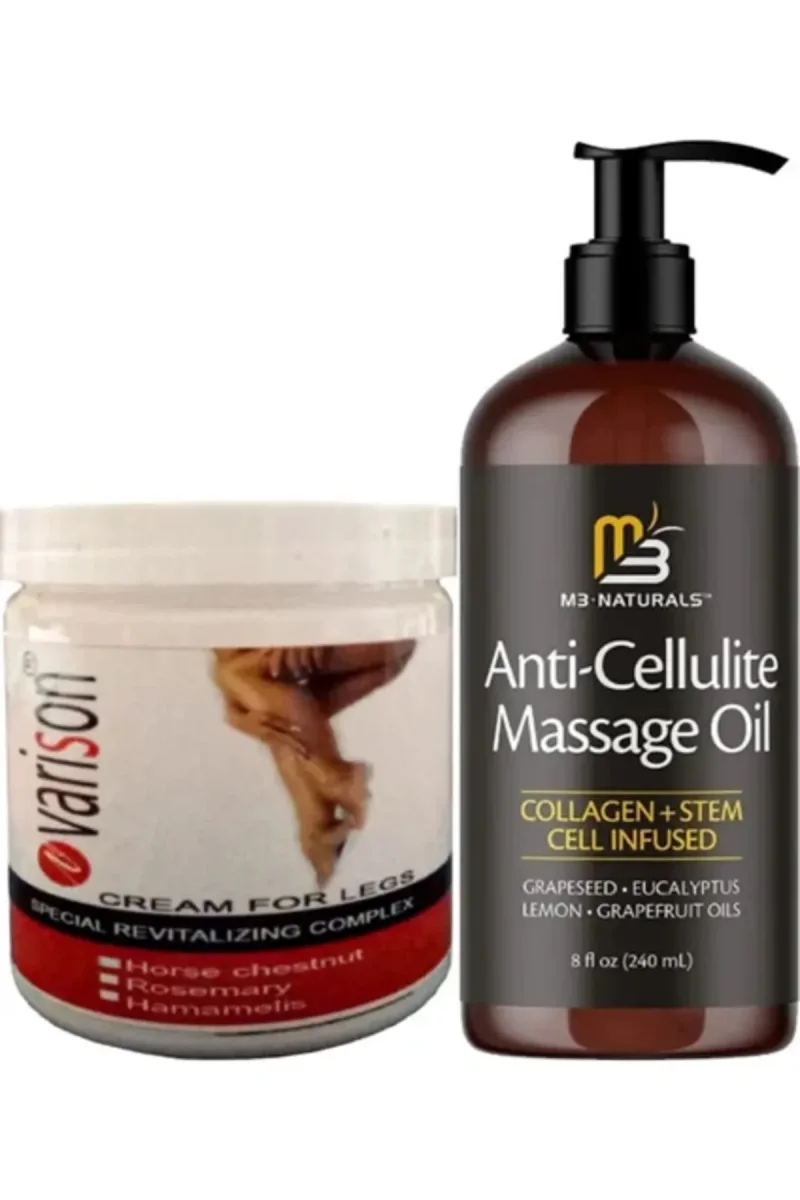 Varison 200 ml Kremi + Anti-Cellulite Massage Oil 240 ml Masaj Yağı