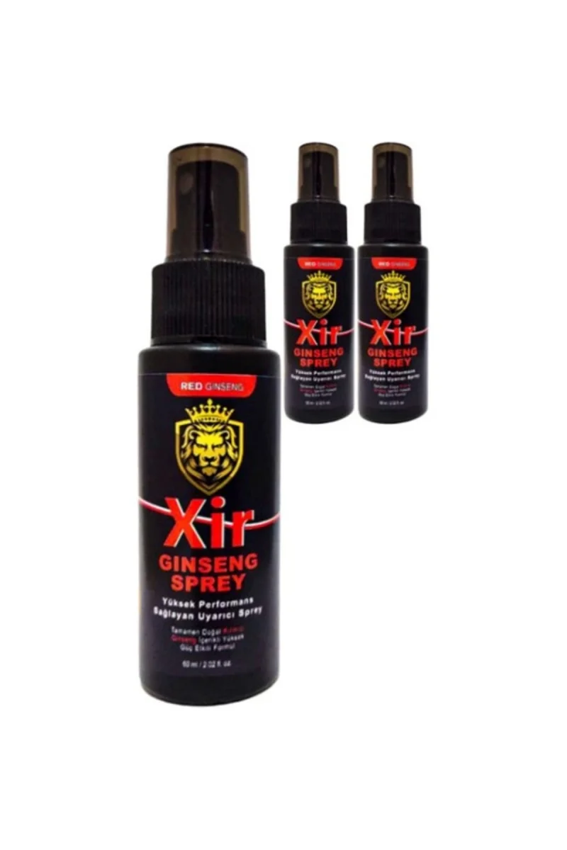 Xir Ginseng Mucizevi Sertleştiricili 60 ml 3 Adet Erkeğe Özel Karışım 3xeffect Sprey