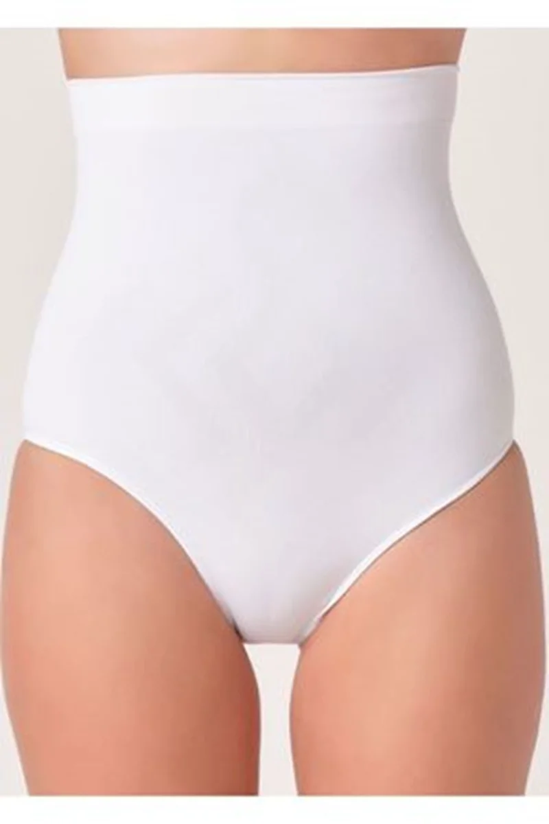 Beyaz Kadın Dikişsiz Slip Korse - 780 - kopya