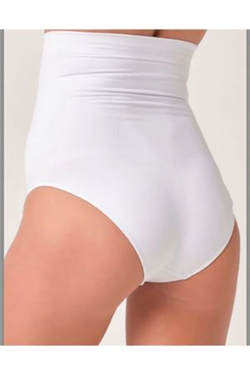 Beyaz Kadın Dikişsiz Slip Korse - 780 - kopya