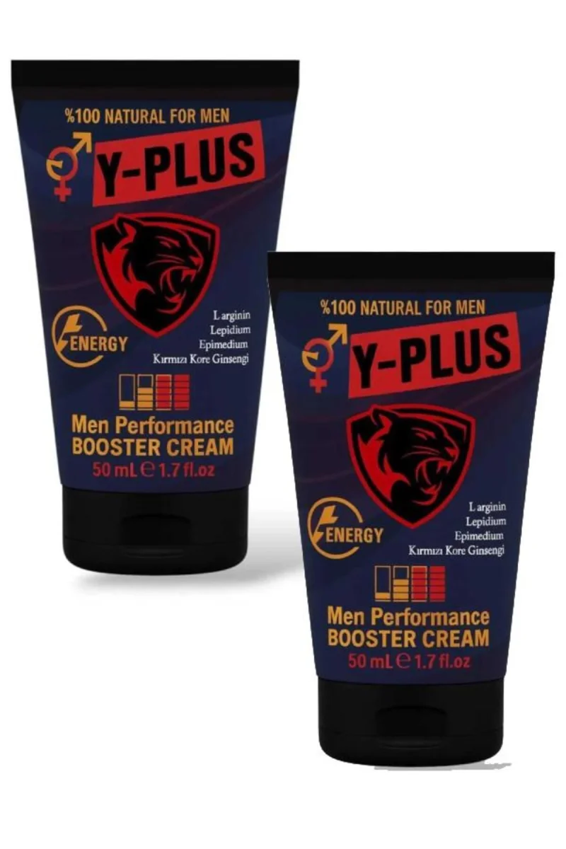 Y-plus Men Ginsengli Booster Red Korea Erk.eklere Ser.tleşt.irici Kremi 50 ml 2 Adet