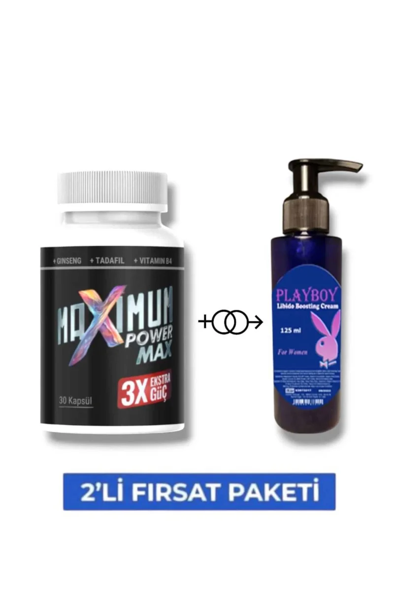 Maximum Power Erkeklere Özel Bölge Destekleyici 30'lu Mucizevi Libido Arttırıcı Krem 125 ml