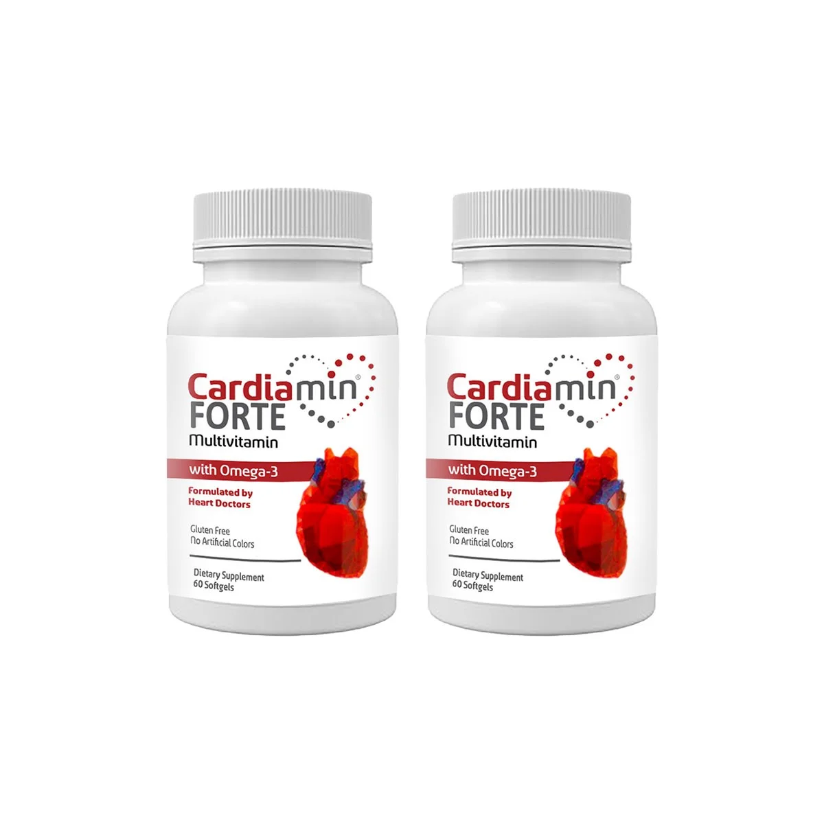 Cardiamin Forte 2 Kutu Multivitaminli Omega3lü 60 Soft Jel Kapsüllü Formül