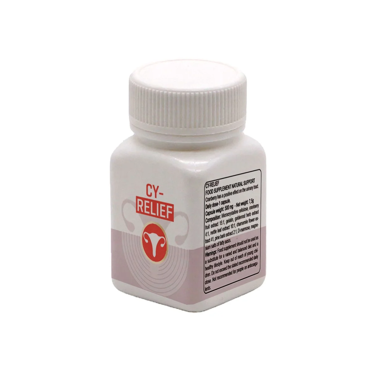 CY-Relief 1 Kutu Amerikan Kızılcığı Ebegümeci Adaçayı C Vitamini Esktarlarıyla Erkeğe Özel Destek