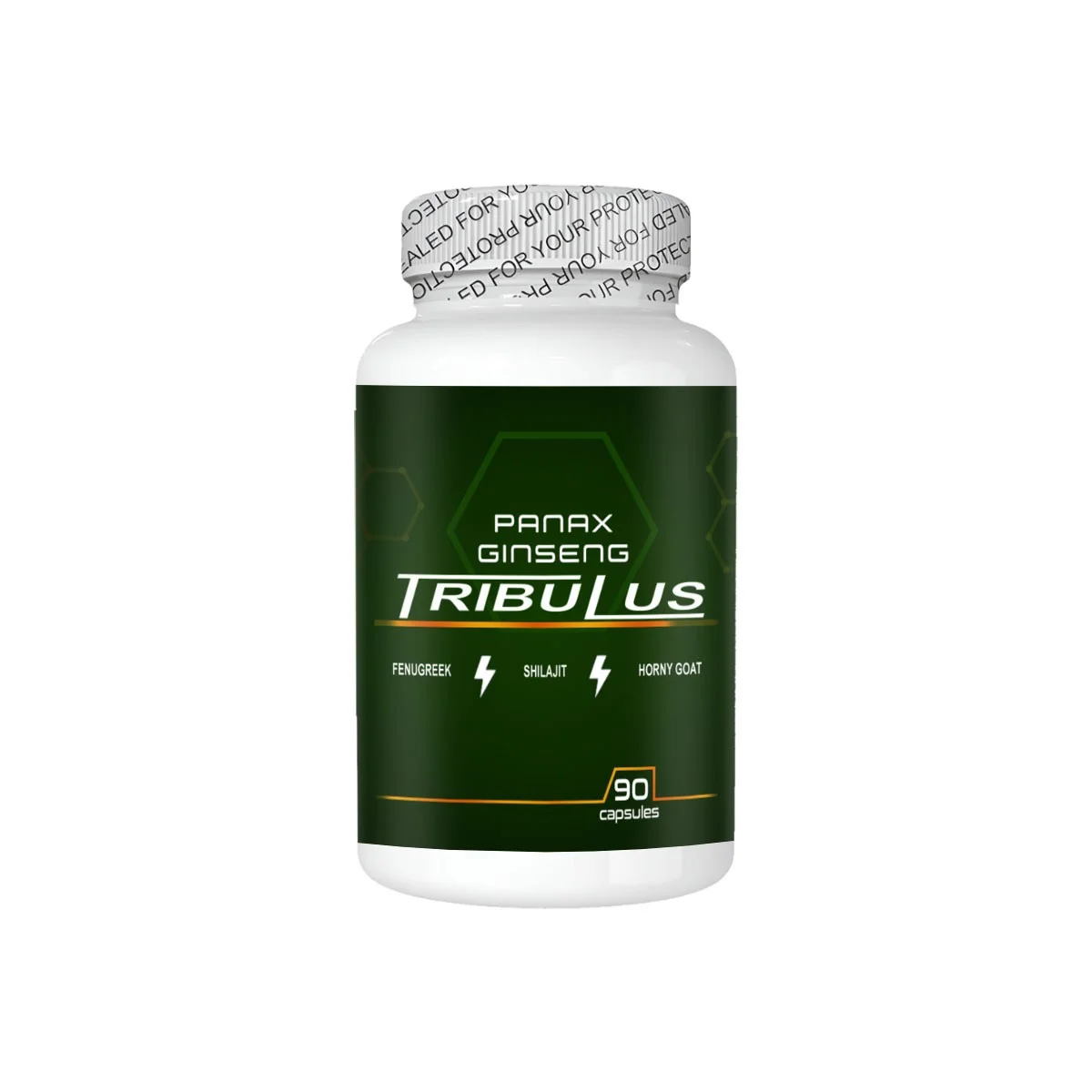 Panax 1 Kutu Panax Ginseng Tribuluslu Fenugreekli Shilajitli Hornygoatlı 90 lı Erkeklere Özel Caps