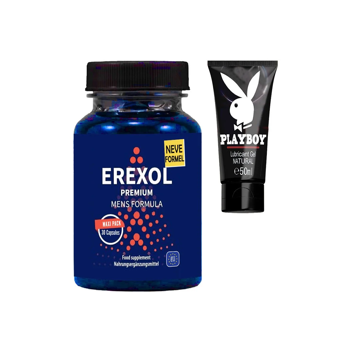 Erexol Erkeklere Destek L-argininli L-citrullineli macatozlu çinko 30 lu Kapsüller + Kayganlaşma Jel