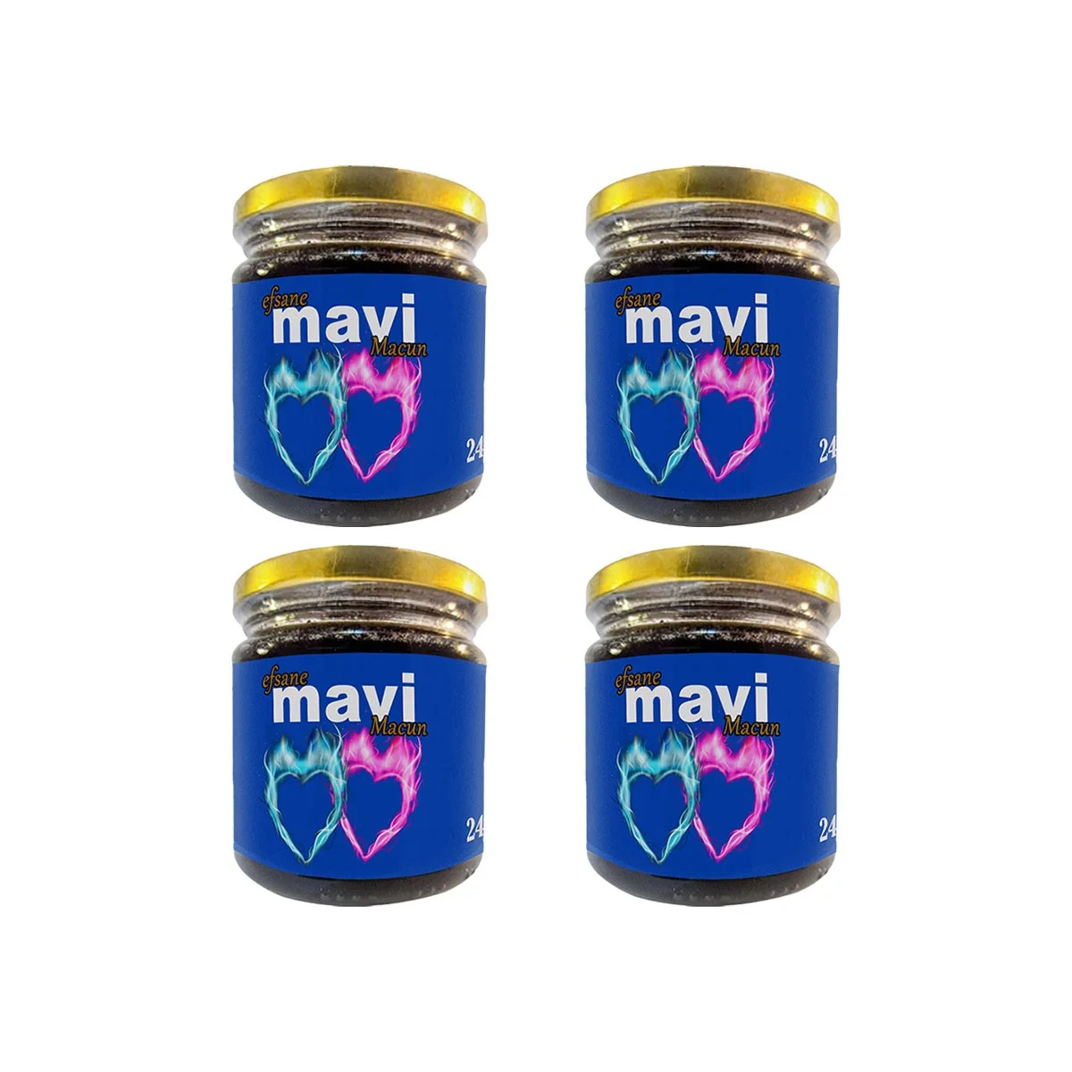 Efsanevi Mavi Macun Bay&Bayan Çiftlerİçin Özel 240 gr 4 Adet