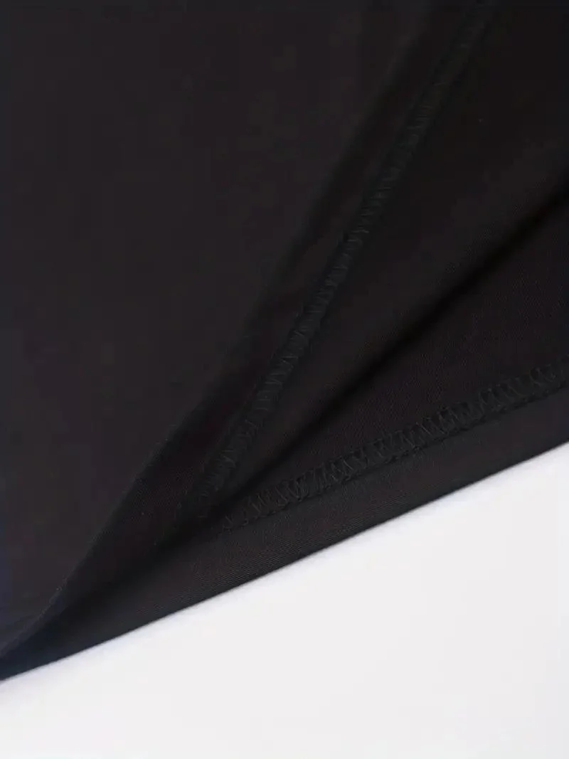 Erkek PERFECTLY Baskılı Tişört Bisiklet yaka yazlık Kısa Kol t-shirt - Siyah