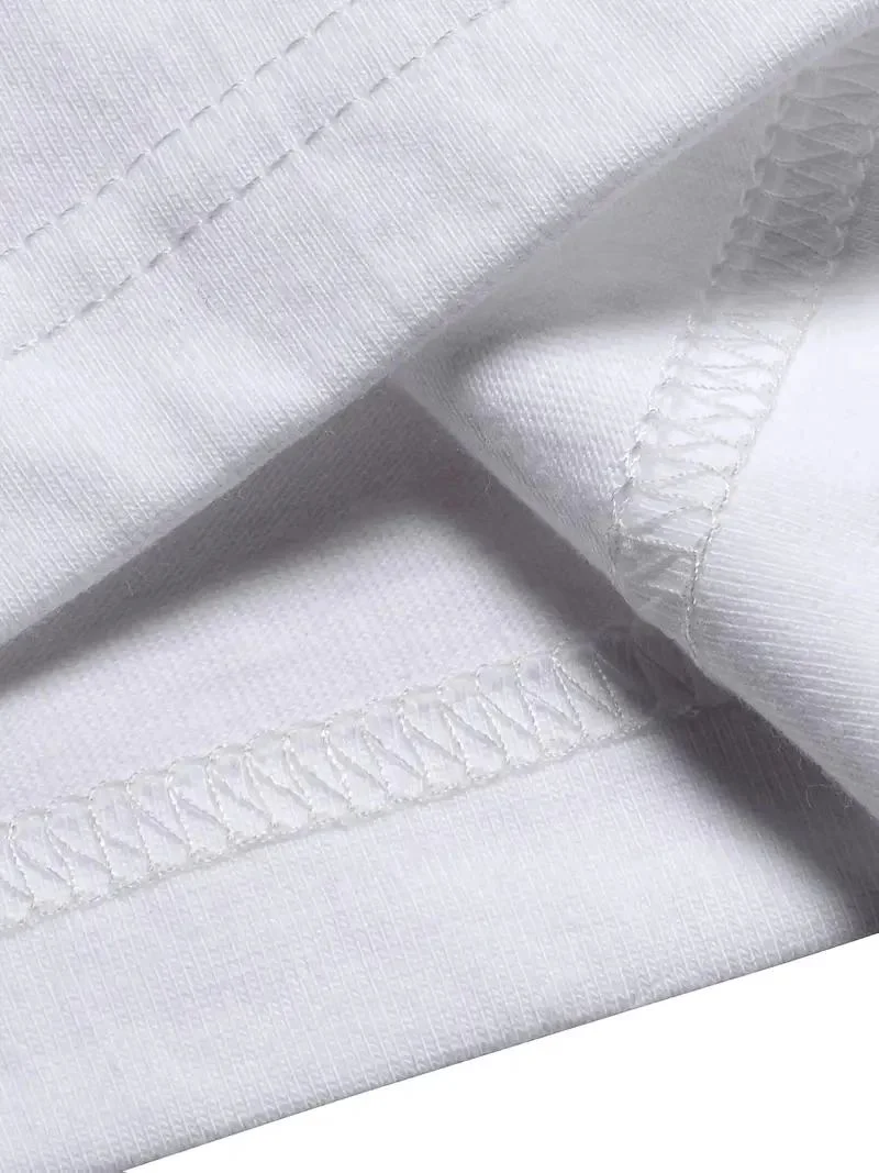 ERKEK Bisiklet yaka Tişört Özgür kuşlar Baskılı kısa kol T-shirt - Beyaz