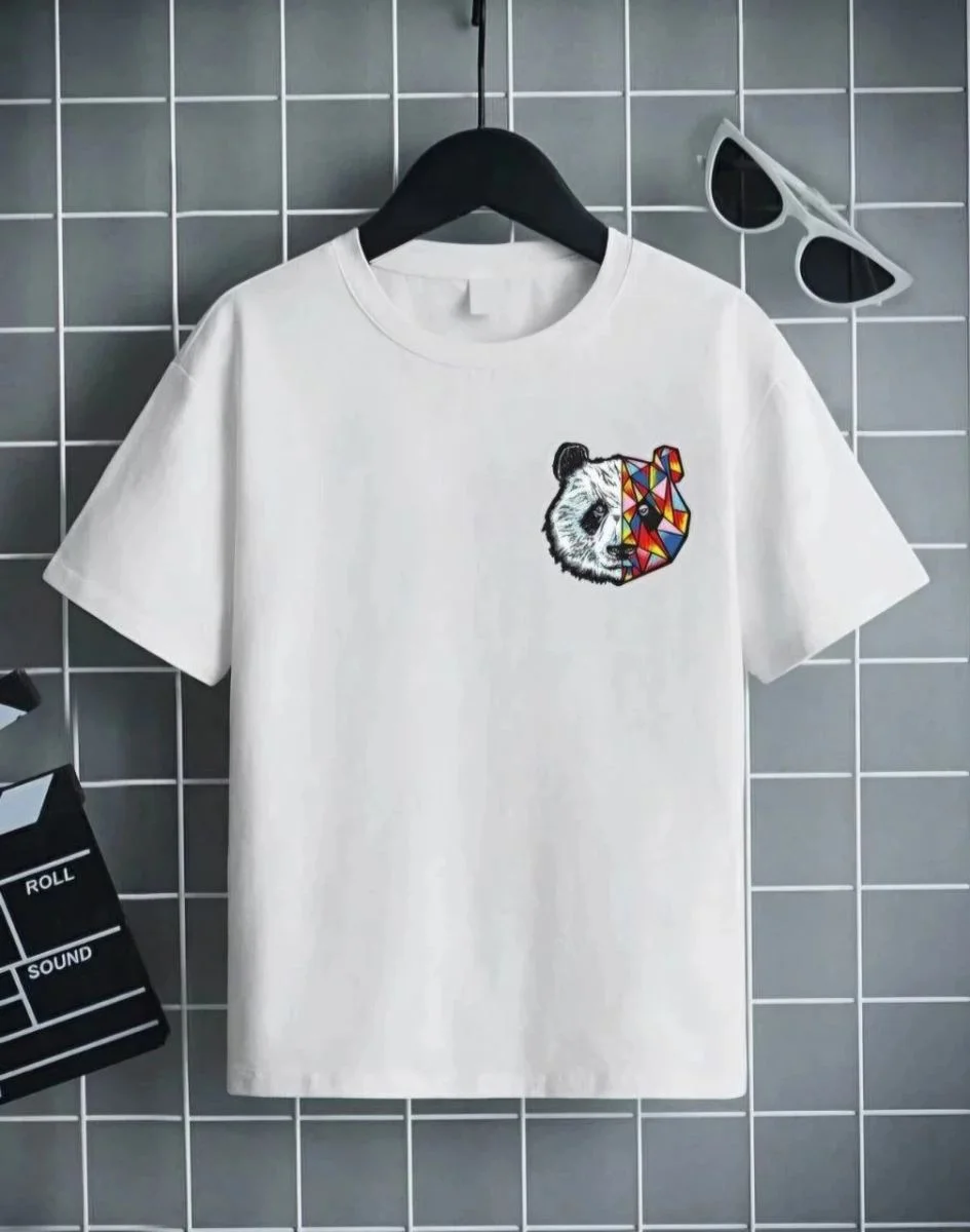 Unisex Çocuk Baskılı T-Shirt - Beyaz