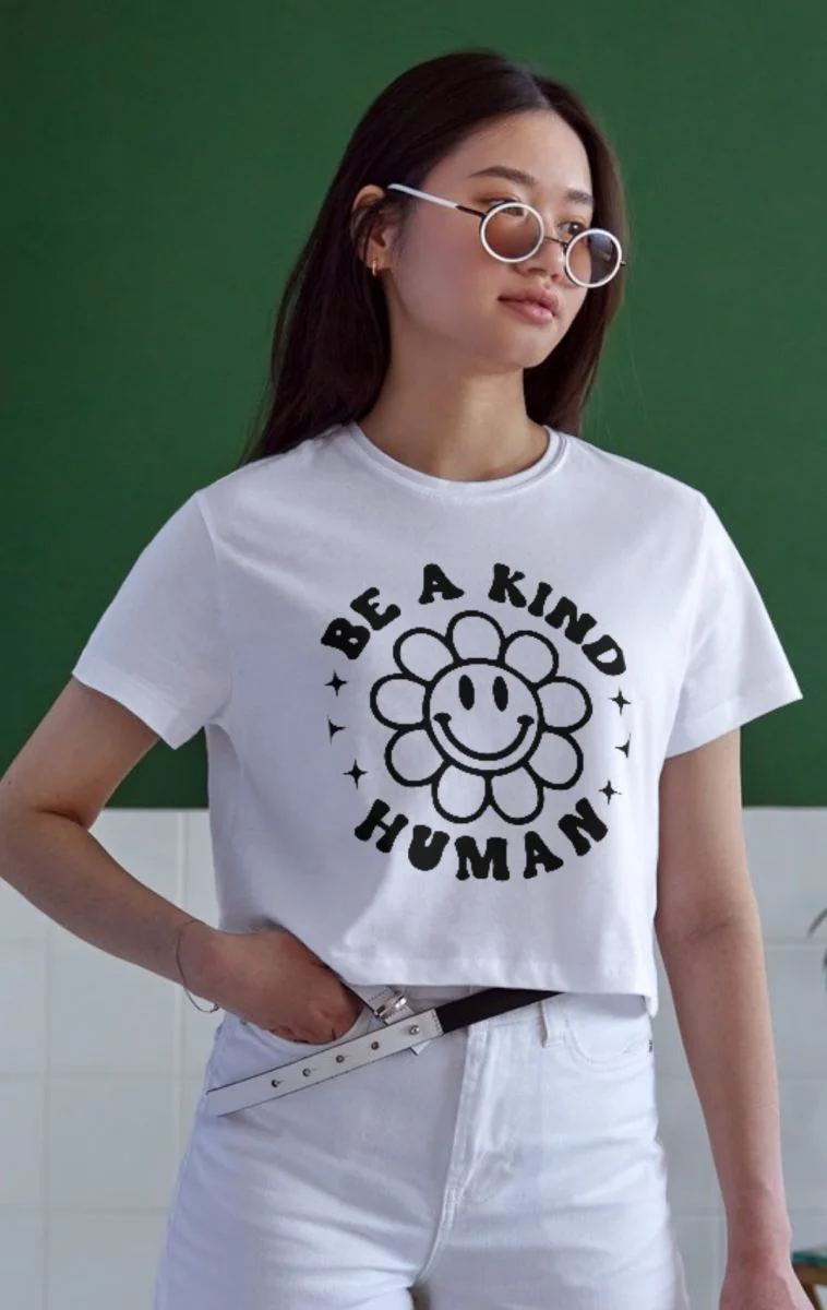 Unisex Oversize 24/1 Penye DTF Baskılı Tişört - DTF59