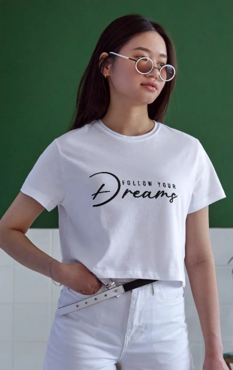 Unisex Oversize 24/1 Penye DTF Baskılı Tişört - DTF60
